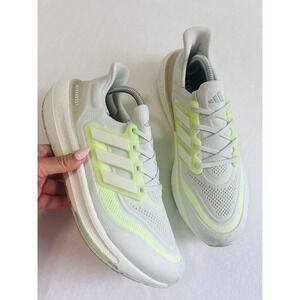 Adidas Ultra Boost Light Womens Training Running Shoes Sneakers Green Spark 10.5